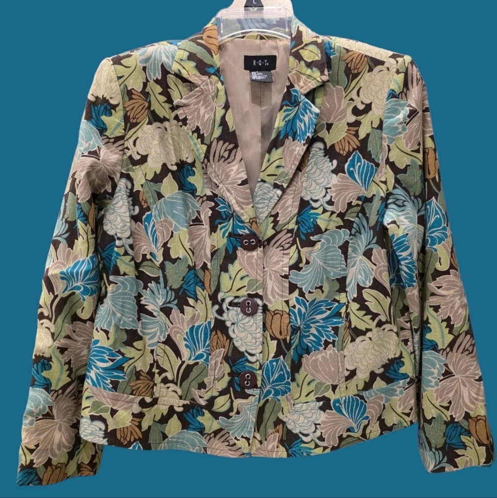 REQUIREMENTS Floral Blazer - Multicolor